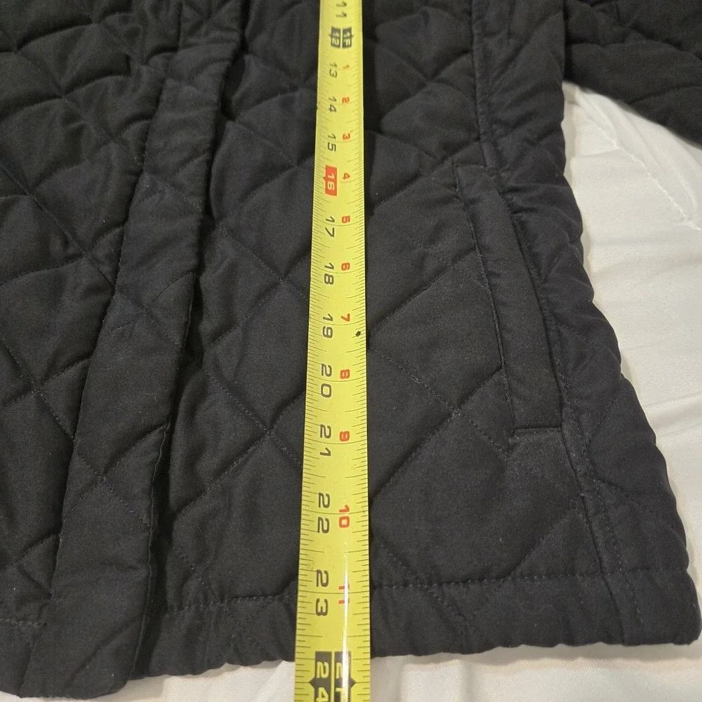 Lauren Ralph Lauren Women's Black Quilted Light Padded Full Zip Jacket Sz Small - Picture 4 of 9